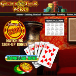 Play at Golden Tiger Poker! Click here to Play at Golden Tiger Poker!